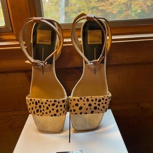 Dolce vita leopard multi calf hair. Size 8 1/2